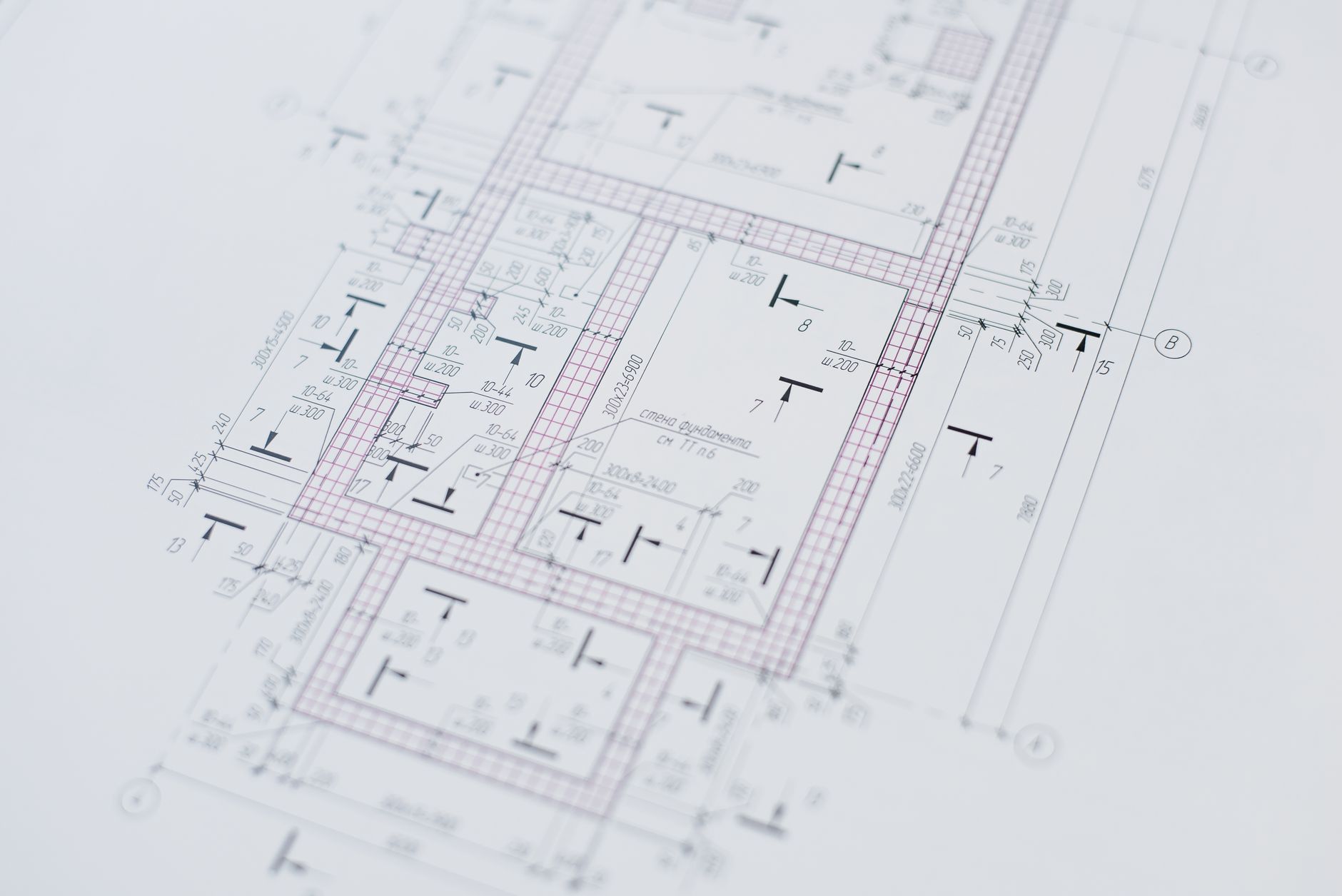 close up shot of a floor plan