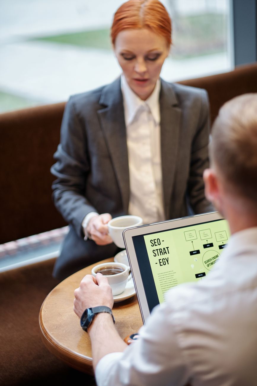 business meeting with espresso